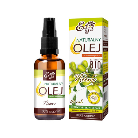 Etja, Olej Neem z Miodli Indyjskiej, 50 ml