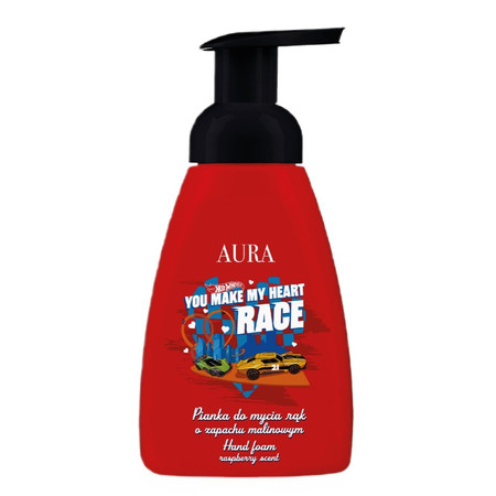 Hot Wheels Hand Foam pianka do mycia rąk Malina 300ml