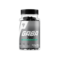 Trec Nutrition Gaba 750 Adaptogeny Kwas Gamma Aminomasłowy 60 kaps.