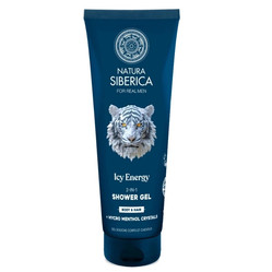 For Real Men żel pod prysznic 2w1 do ciała i włosów Icy Energy 200ml