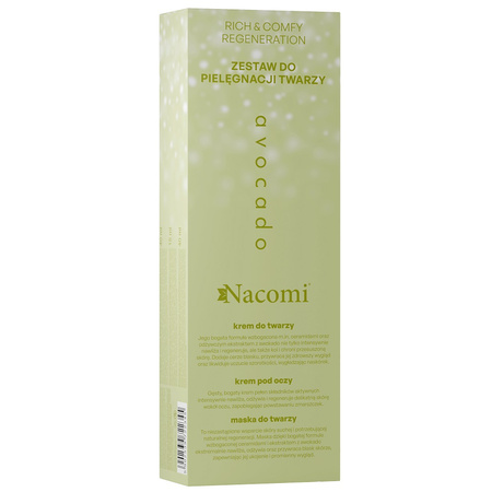 Rich &amp; Comfy Regeneration Avocado zestaw krem do twarzy 40ml +  krem pod oczy 15ml + maska do twarzy 40ml