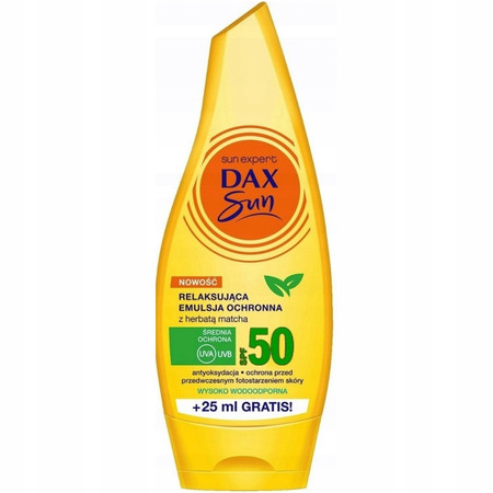 Relaksująca emulsja ochronna z herbatą matcha SPF50 175ml