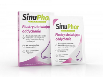 SinuPhar Plastry ułatwiające oddychanie 10 szt.