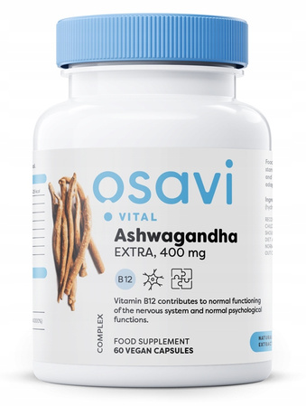 Osavi Ashwagandha Extra, 400mg 60 kaps