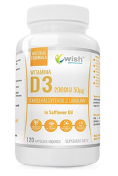 Wish Witamina D3 2000 IU - 120 kaps.