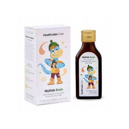 Health Labs Care MyKids Brain - dla prawidłowego rozwoju i pracy mózgu dziecka 100 ml
