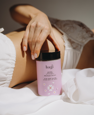 Hagi Naturalna sół do kąpieli Biały bukiet 480g