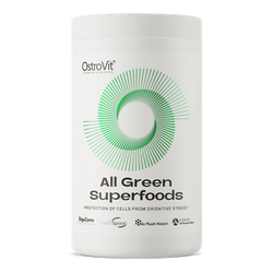 OstroVit All Green Superfoods zawiera grzyby, MCT i witaminy 345 g naturalny