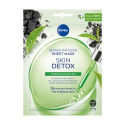 Skin Detox maska w płachcie z serum detoksykującym