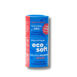 EcoSoft, Naturalny dezodorant damski w sztyfcie, Summer Wind, ZERO WASTE, 50 ml