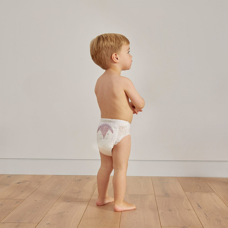 Kit & Kin, Pieluchomajtki Nappy Pants 6 XL (12-17 kg), Jeżyk/Szop, 18 szt.