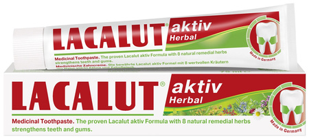 Zdrovit − LACALUT AKTIV HERBAL, pasta − 75 ml