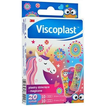 Viscoplast plastry dla dzieci magiczne 20 sztuk