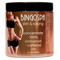 Slim &amp; Strong koncentrat 100% cynamonowo-kofeinowy z L-karnityną 250g