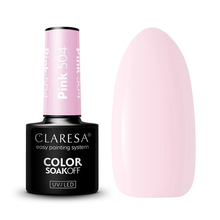 Soak Off UV/LED Pink lakier hybrydowy 504 5g