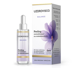 Uzdrovisco, Balance, Peeling normalizujący na niedoskonałości, 30 ml