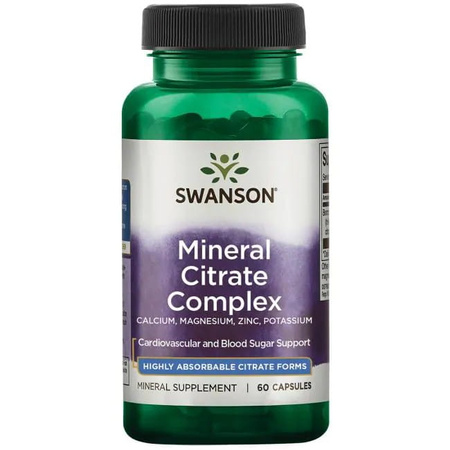 Swanson Cytryniany  Multi Mineral Complex 60 K