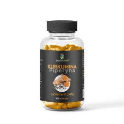 BETTERME Kurkumina i Piperyna suplement diety 100 kaps.