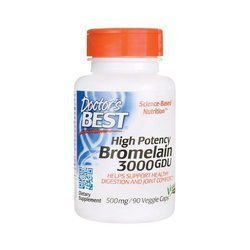 Doctor's Best Bromelaina na wsparcie trawienia 90 kaps.