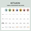 Kit & Kin, Pieluszki Jednorazowe 1 Mini (2-5 kg), Owieczka/Sówka, 38 szt.