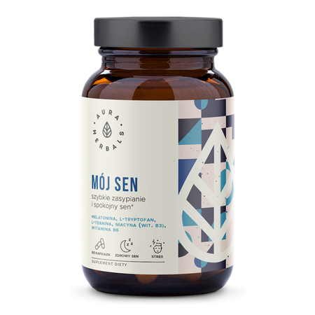 AURA HERBALS Mój Sen - szybkie zasypianie i spokojny sen 60 kaps.