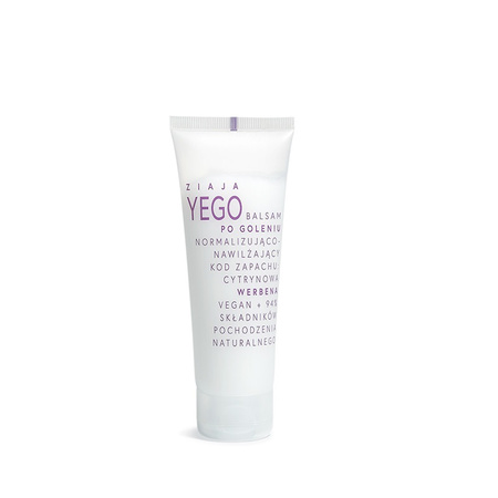 Ziaja Yego, Normalizująco-nawilżający balsam po goleniu Cytrynowa Werbena 80ml