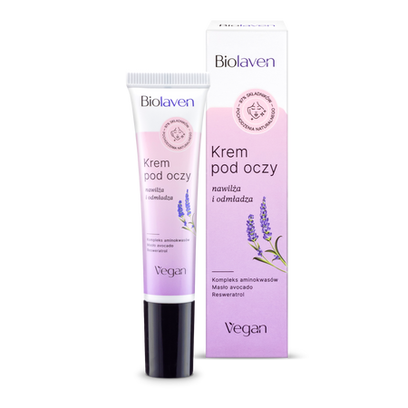 Biolaven Krem pod oczy Olej z pestek winogron & Olejek lawendowy 15ml