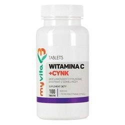 Myvita Witamina C + Cynk 250 T Odporność