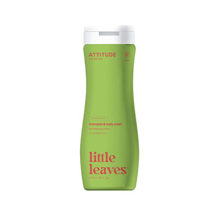 Attitude LITTLE LEAVES™, Szampon i żel do mycia ciała dla dzieci, arbuz i kokos, 473 ml