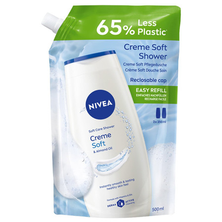 Creme Soft żel pod prysznic opakowanie uzupełniające 500ml