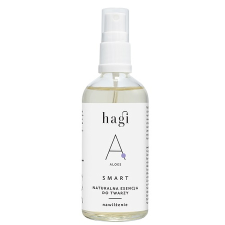 Hagi − Smart A Nawilżenie, naturalna esencja do twarzy z aloesem − 100 ml