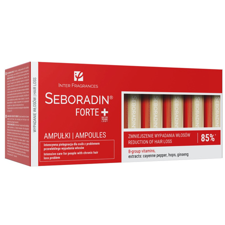 Seboradin Forte Ampułki na wypadanie włosów 14x5,5ml