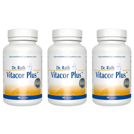 Zestaw 3x Dr Rath Vitacor Plus™ 90 kaps.