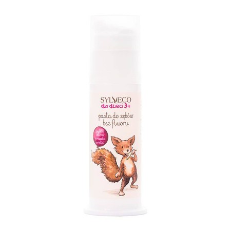 Sylveco dla dzieci 3+ - Pasta do zębów bez fluoru - 75ml