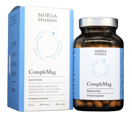 Norsa Pharma CompleMag Magnez + Witamina B1 + B2 + B6 - 90 kaps.