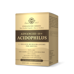 Solgar Advanced 40+ Acidophilus - Jelitowa flora bakteryjna 60 kaps.