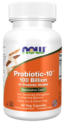 NOW FOODS Probiotic-10 - 100 Bilion (60 kaps.)