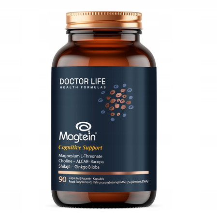 Doctor Life Magtein L-treonian magnezu Cognitive Support 90 kaps.