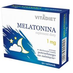 Melatonina 1 mg, 90 tabletek