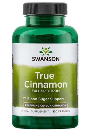 Swanson Full Spectrum Cynamon Cejloński 120 K
