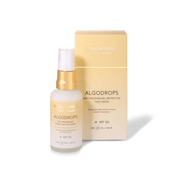 Sensum Mare - Algodrops, Multifunkcyjne krople ochronne przeciw fotostarzeniu SPF 50 - 30 ml
