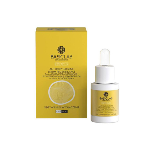 BasicLab Antyoksydacyjne serum regenerujące 15ml
