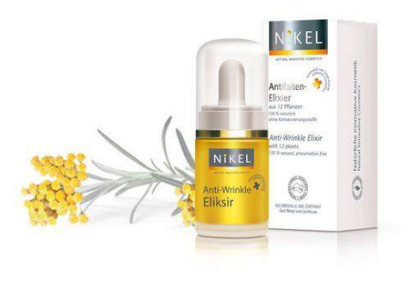 Nikel, Przeciwzmarszczkowe serum do twarzy, eliksir z 12 roślin, 15 ml