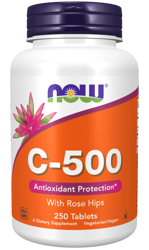 Witamina C 500 mg z dziką różą (250 tabl.)