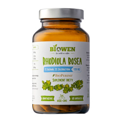 Biowen Rhodiola Rosea - Różeniec Górski 420 mg - 60 kaps.