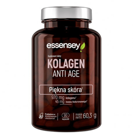 Essensey Kolagen Anti Age - suplement na poprawę stanu skóry - 90 kaps.