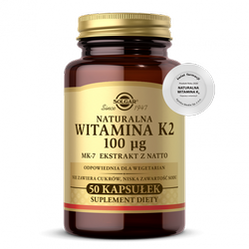 Solgar Naturalna witamina K2 - 50 kaps.
