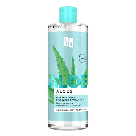 Aloes 100% Aloe Vera Extract płyn micelarny łagodząco-nawilżający 400ml