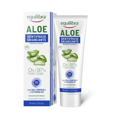 Equilibra, Pasta do zębów wybielająca, 75 ml