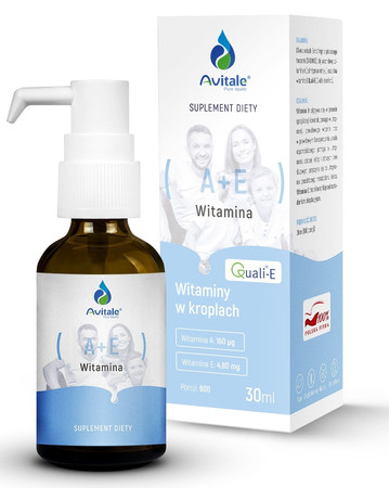 Avitale Witamina A+E E Quali-E D-alfa-tokoferol w kroplach 30 ml
